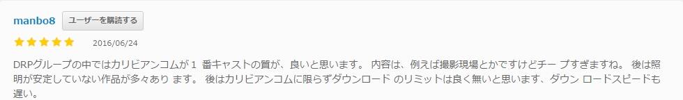 カリビアンコムプレミアムの口コミ